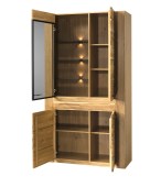 Vitriinkapp Velvet Natura 12 + led valgustus